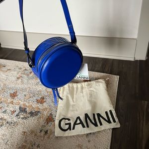 Blue Round GANNI Shoulder Bag BRAND NEW